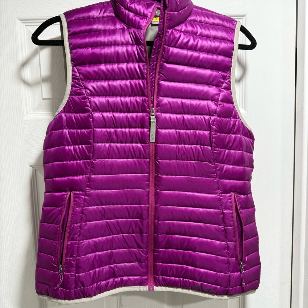 Eddie Bauer Women's Purple Puffer Vest